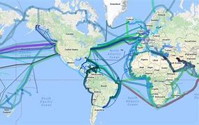 Image result for First Internet Backbone Map