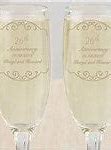 Image result for 30th Anniversary Champagne Flutes