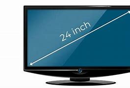Image result for How Big Is a 24 in TV