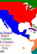 Image result for First Mexican Empire Over Current Borders