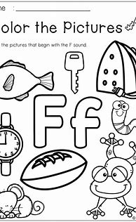Image result for Free Preschool Worksheets Letter F