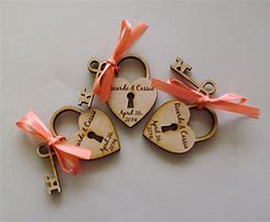 Image result for Wedding Key Favors