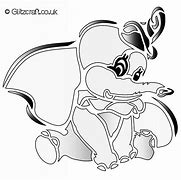 Image result for Dumbo Stencil