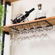 Image result for Wall Mounted Wine Glass Holder