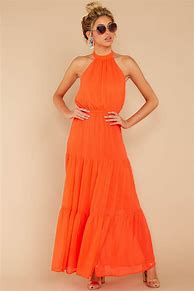 Image result for Vinyl Orange Dresses