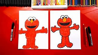 Image result for How to Draw Elmo From Sesame Street