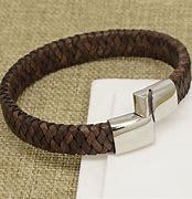 Image result for Brown Leather Bracelet
