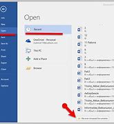 Image result for Microsoft Word Recover Unsaved Document