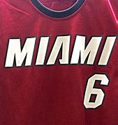 Image result for LeBron James Miami Jersey Red Wearing