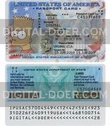 Image result for USA ID Card Template