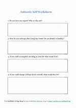 Image result for Authentic Self Worksheets