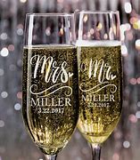 Image result for Champagne Flutes for Wedding Gift
