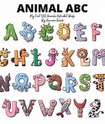 Image result for Aniimal Alphabet Slide Book