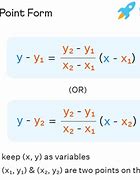 Image result for Two-Point Line Equation