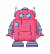 Image result for Cartoon Friendly Robot