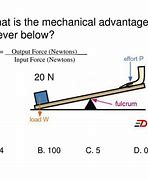Image result for Calculating Mechanical Advantage