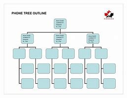 Image result for Phone Tree Template Fillable Word