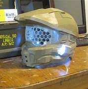 Image result for Halo Master Chief Helmet Blueprints