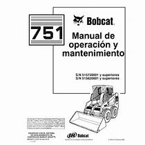 Image result for Bobcat 751 Manual