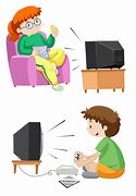 Image result for People Watching TV Clip Art