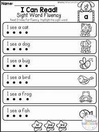 Image result for Kindergarten Word Worksheets Book