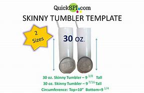 Image result for 30 Oz Skinny Tumbler Template