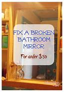 Image result for Broken Bathroom Mirror Picture