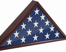 Image result for American Flag Triangle Frame