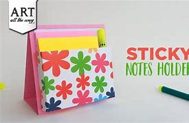Image result for Sticky Notepad Holder DIY