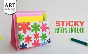 Image result for DIY Sticky Note Holder