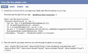 Image result for Facebook Like Box Coding HTML Code