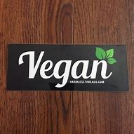 Image result for Vegan Bumper-Sticker