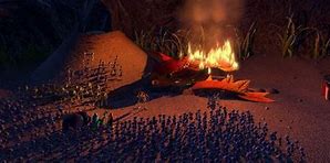 Image result for A Bug's Life Flaming Death