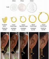 Image result for 6Mm Earrings Actual Size