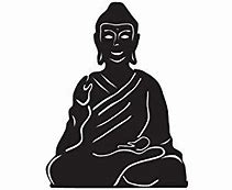 Image result for Buddha Clip Art Black and White