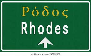 Image result for Rhodes Greece Sign