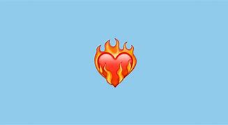 Image result for Burning Heart Emoji