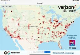 Image result for Verizon 5G UW Coverage Map