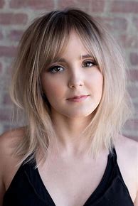 Image result for Medium Length Layered Hairstyles with Bangs for Hair