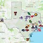 Image result for Map of Texas College Football Teams