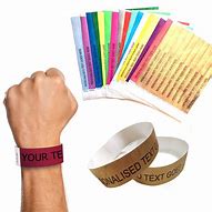 Image result for Paper Wristbands with a Message
