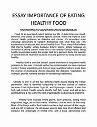 Image result for Healthy Eating Essay Example