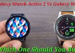Image result for Galaxy Smartwatch vs Active 2