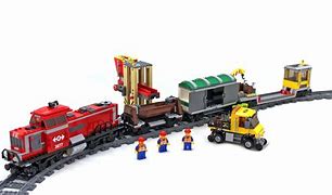 Image result for LEGO City Red Cargo Train