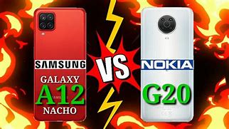 Image result for Samsung Galaxy A12 vs Nokia G20