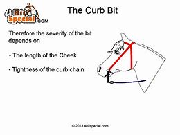 Image result for Diagram How a Curb Bit Works Horse