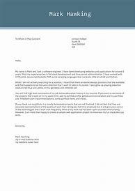 Image result for Software Engineer Cover Letter Examples