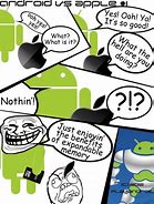 Image result for Android vs iPhone Swipe Fiture Meme