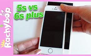 Image result for Size Comparison of iPhone 5S and 6s Plus