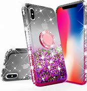 Image result for Floating Glitter iPhone X Cases